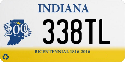 IN license plate 338TL