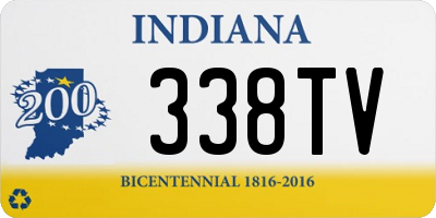 IN license plate 338TV