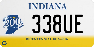 IN license plate 338UE