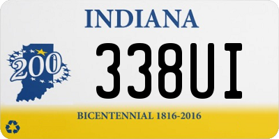 IN license plate 338UI