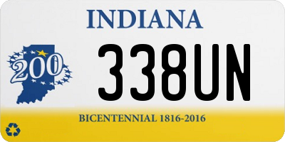 IN license plate 338UN