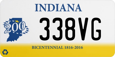 IN license plate 338VG