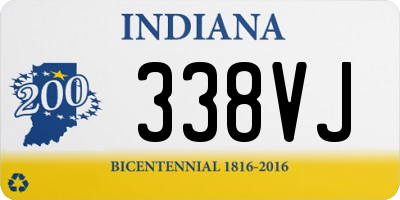 IN license plate 338VJ