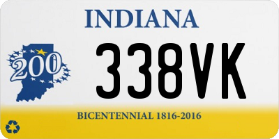 IN license plate 338VK