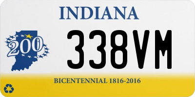 IN license plate 338VM