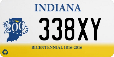 IN license plate 338XY