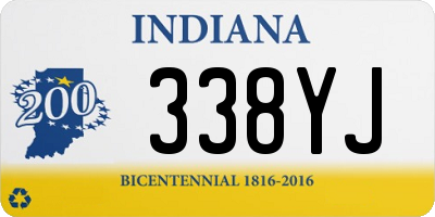 IN license plate 338YJ