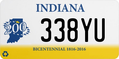 IN license plate 338YU