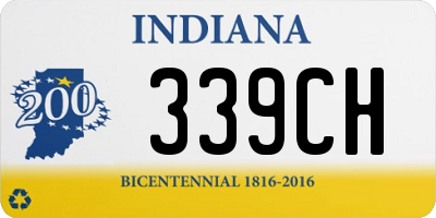 IN license plate 339CH