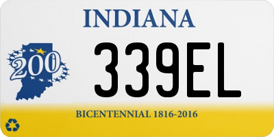 IN license plate 339EL