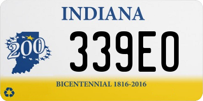 IN license plate 339EO