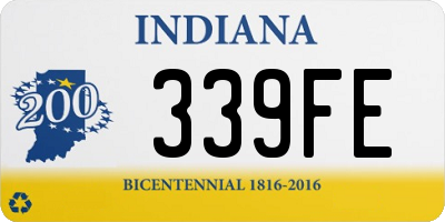 IN license plate 339FE