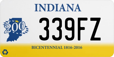 IN license plate 339FZ