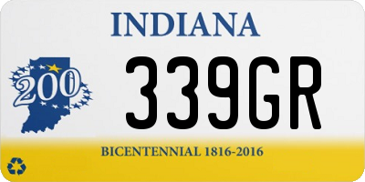 IN license plate 339GR