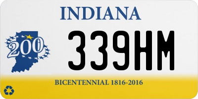 IN license plate 339HM