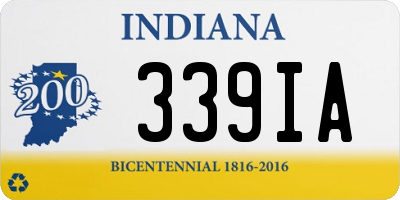 IN license plate 339IA