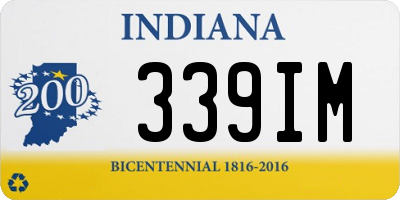 IN license plate 339IM