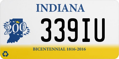 IN license plate 339IU