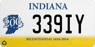 IN license plate 339IY