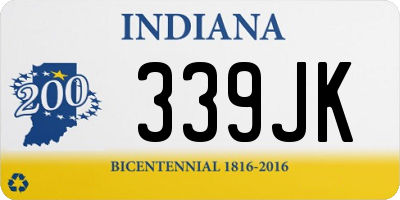 IN license plate 339JK