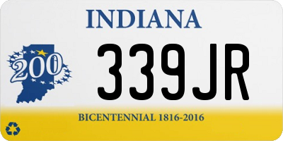 IN license plate 339JR