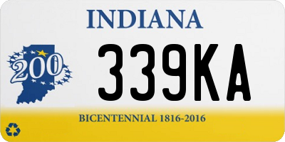 IN license plate 339KA