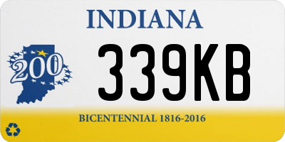 IN license plate 339KB