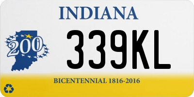 IN license plate 339KL