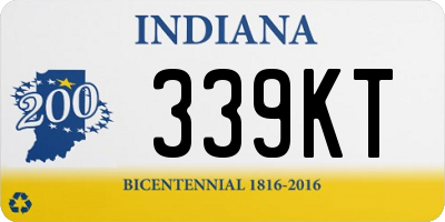 IN license plate 339KT