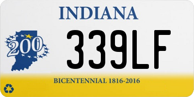 IN license plate 339LF