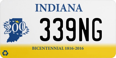 IN license plate 339NG