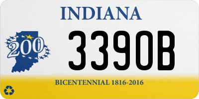 IN license plate 339OB