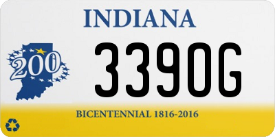 IN license plate 339OG