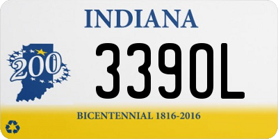 IN license plate 339OL