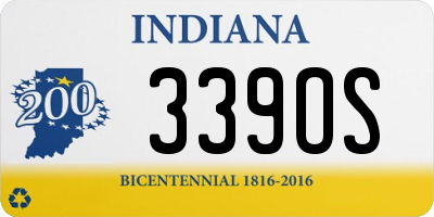 IN license plate 339OS