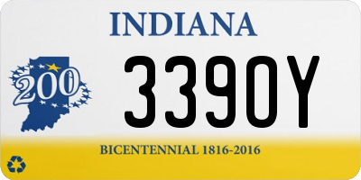 IN license plate 339OY