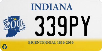 IN license plate 339PY