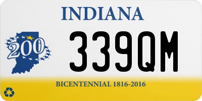 IN license plate 339QM