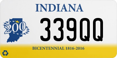 IN license plate 339QQ