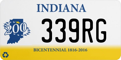 IN license plate 339RG