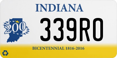 IN license plate 339RO