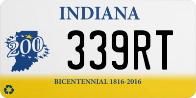 IN license plate 339RT