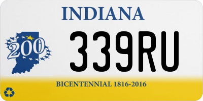 IN license plate 339RU