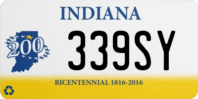 IN license plate 339SY