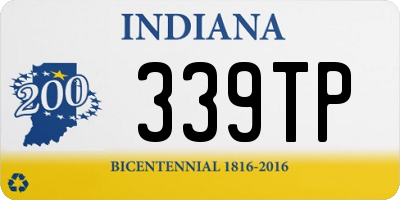 IN license plate 339TP