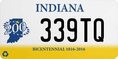 IN license plate 339TQ