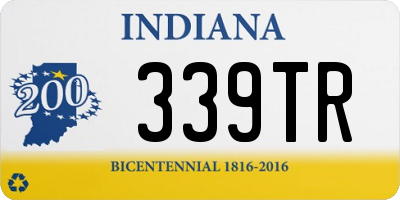 IN license plate 339TR