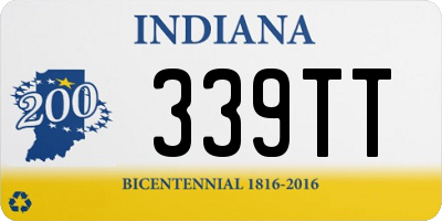 IN license plate 339TT