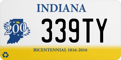 IN license plate 339TY