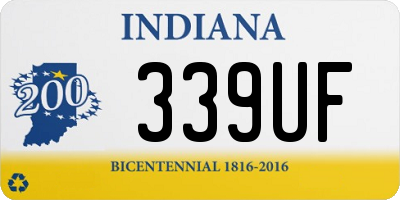 IN license plate 339UF